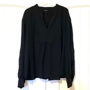 Who What Wear Embroidered Top | Large